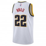 Maillot NBA Denver Nuggets Zeke Nnaji 22 Nike 2022-23 Association Edition Blanc Swingman - Homme